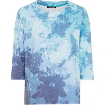 Olsen Bluse 11201626 in Blau Regular Fit