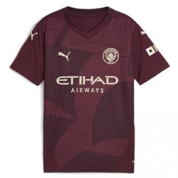 Puma Manchester City Third Shirt 2024 2025 Juniors - unisex - Red - M