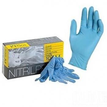 Icoguanti NITRIL PRO Guanti Monouso in Nitrile Latex Free, Taglia XL, Colore Azzurro