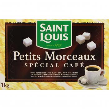 Sucre pur canne en petits morceaux café spécial Saint‑Louis 1 kg