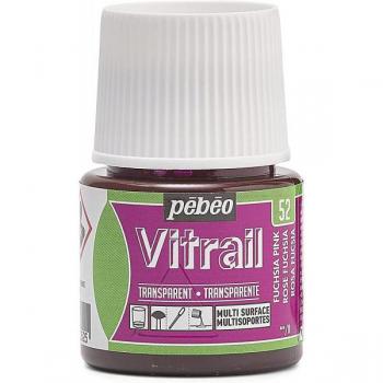 Pebeo Vitrail Fuchsia Glass Paint 45ml