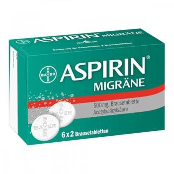 Aspirin Migräne Brausetabletten 12 Stück