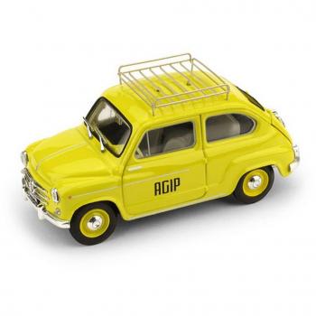 BRUMM BM0543 Fiat 600D 1960 AGIP 1:43 Kupferlegierungsmodell