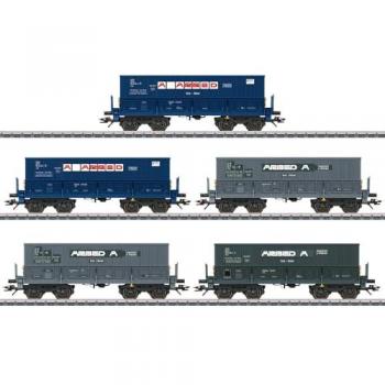 Märklin 48433 H0 Set of 5 Mineral Wagons ARBED CFL