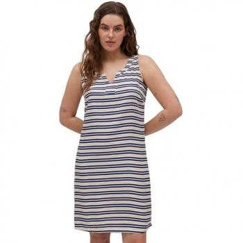 Spalla ampia rigata 86126 – Abito donna YSABEL MORA Unico