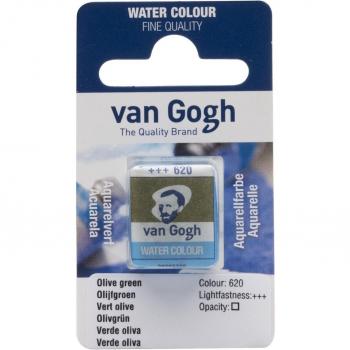 Pastilla de Acuarela Van Gogh Verde Oliva P/M/C 620