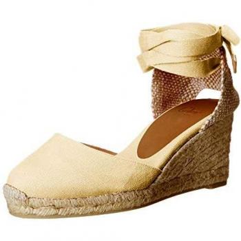 Castañer Women's Carina/6/001 Espadrilles in Ivory, Size 5.5 UK (38 EU)