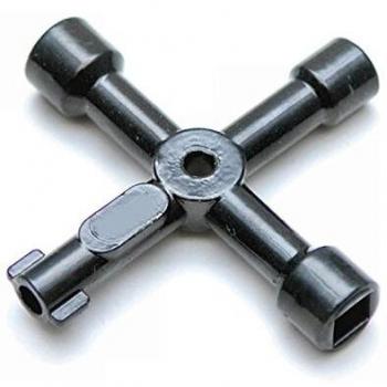 Silverline Llave Eléctrica para Armarios y Contadores de 70 Mm