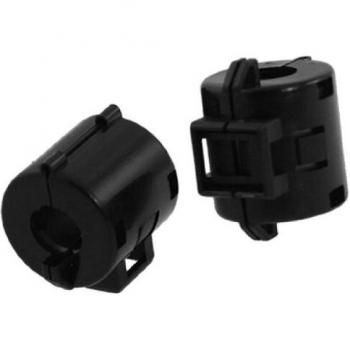 6 pcs Black 8mm Ferrite Core Noise Suppressors