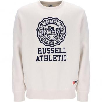 Sudadera Russell Athletic Ath Rose Sin Capucha Hombre Blanco