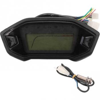 Odómetro Digital Retroiluminado para Motocicletas de 2-4 Cilindros