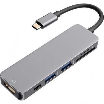 Hub Multiport USB‑C 3.0: HDMI + SD/TF