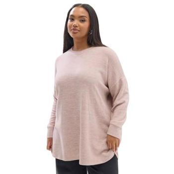 Sweat-shirt basique rose Yours Curve