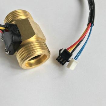 USC-HS43TIT Brass Hall Effect Water Flow Sensor