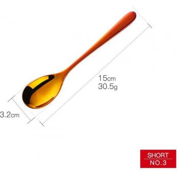 Set Cuillères à Glace 8x | Or & Miel