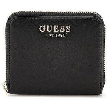 Portefeuille Noir Femme Laurel SLG Zip Guess S 286799