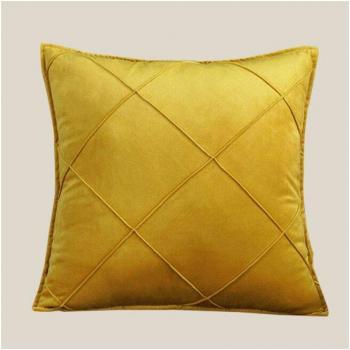 Set di Federe Morbide Gialle 45x45 cm