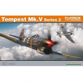 Kit de Maqueta de Avión Tempest Mk.V ProfiPack 1/48 con 6 Opciones de Calcas