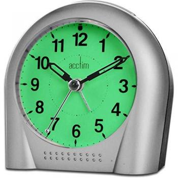 Acctim Sweeper Alarm Clock Silver