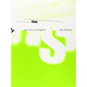 Flûte Jim Snidero Easy Jazz Conception + CD – 15 Études Solo Jazz