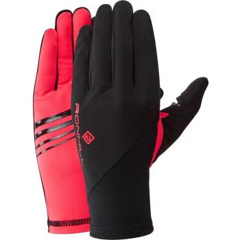 Guantes de Protección Wind‑Block Rojo y Negro (Talla S)