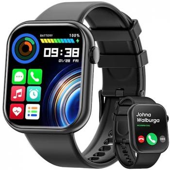 Smartwatch 2023 con Risposta Vivavoce, Contapassi e Cardiofrequenzimetro