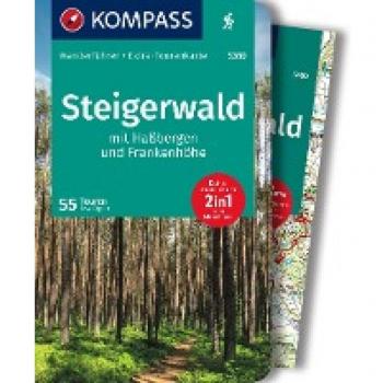 Aigner, Lisa: KOMPASS Wanderführer Steigerwald mit Haßbergen und Frankenhöhe, 55 Touren mit Extra-Tourenkarte