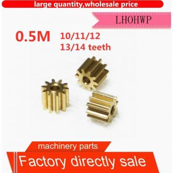 0.5M Precision Pinion Gear Set, 10 Pieces, 10/11/12/13/14 Teeth