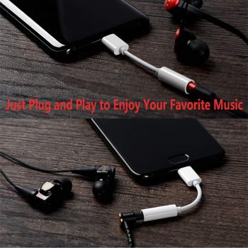 Aux Tipo‑C Cuffie 3,5 mm – USB‑to‑Jack con Chipset DAC
