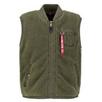 Chaleco Bomber Teddy Alpha Industries Verde Sage para Hombre