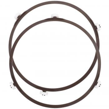 Soporte Anular Rueda Giratoria para Horno / Microondas – 22×22×1.6 cm (2 unidades)
