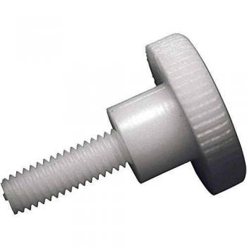 Vis moletée M4 10 mm tête moletée plastique 10 pcs