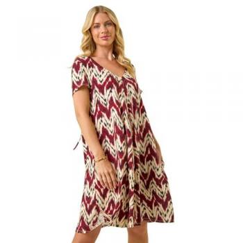 Citrus Breeze Petite Swing Gown