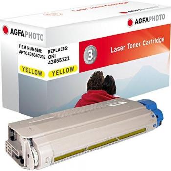 AgfaPhoto APTO43865721E Toner 6000páginas Amarillo tóner y cartucho láser - Tóner para impresoras láser