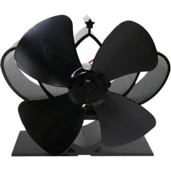 Ventilateur de poêle à bois avec 5 pales et moteur thermique