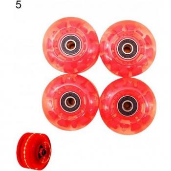 4Pcs Flashing Roller Skating Wheels