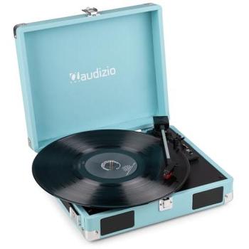 Valise Platine Vinyle Audizio RP111BL - Haut-Parleurs Intégrés
