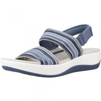 Clarks Sandalias Arla Stroll Color Azul con Velcro