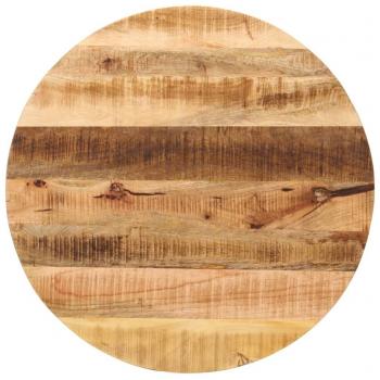 Table Top Ø 80x1.5 cm Rough Mango Solid Wood vidaXL