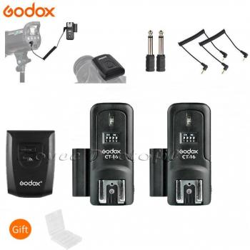 Godox CT-16 16 Channel Wireless Flash Trigger with 2 Receivers