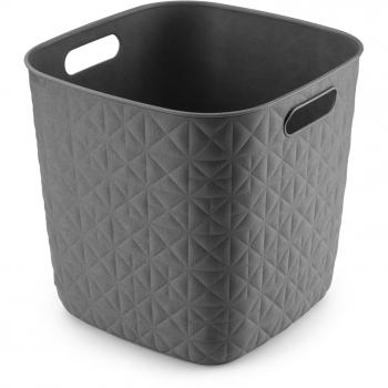 Cesta Cube Grigia Curver 28x28x27cm