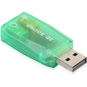 Tarjeta de Sonido USB Multiauricular