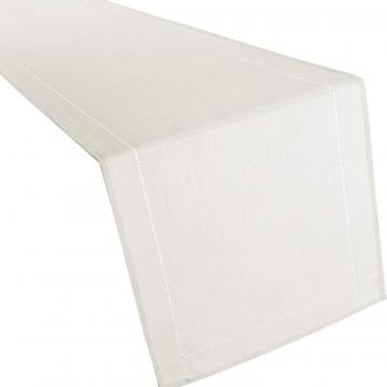 White Polyester Table Runner