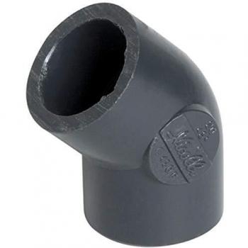 Raccord PVC Nicoll 45° Femelle/Femelle Ø25 mm