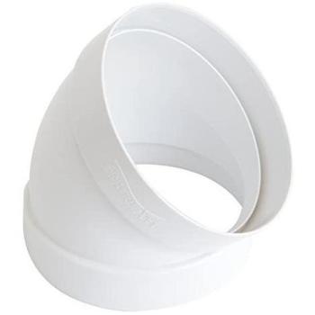 Cappa Curva 45° X Tubo D. 100 mm Bianco