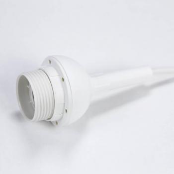 Lampada a sospensione bianca 80 cm E27 Pferdekaemper