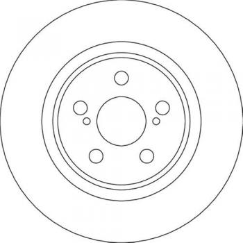 DF4641 Premium Brake Rotor by TRW