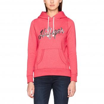 Hilfiger Denim DW0DW02209, Sudadera con Capucha Para Mujer, Rosa