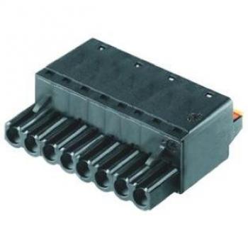 Enchufe PCB Weidmuller Hembra 14A Paso 5,08 mm Negro