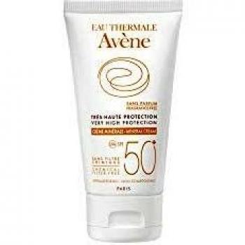 Avène Crema Schermo Minerale Viso SPF 50+ Protezione Alta 50 ml